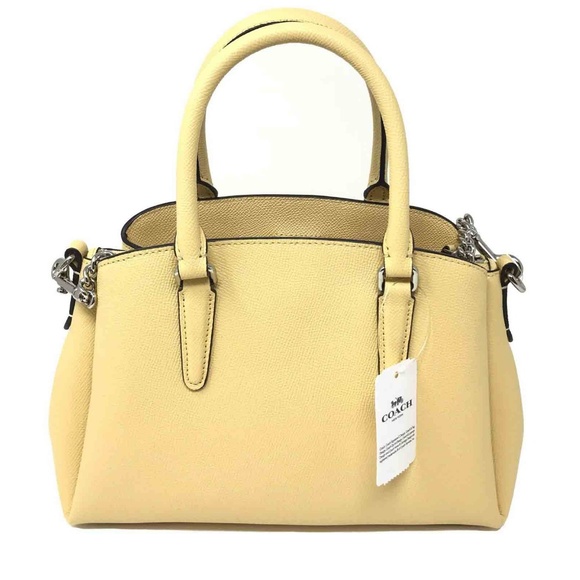 Coach Mini Sage Carryall Crossgrain Leather Bag - Picture 4 of 7